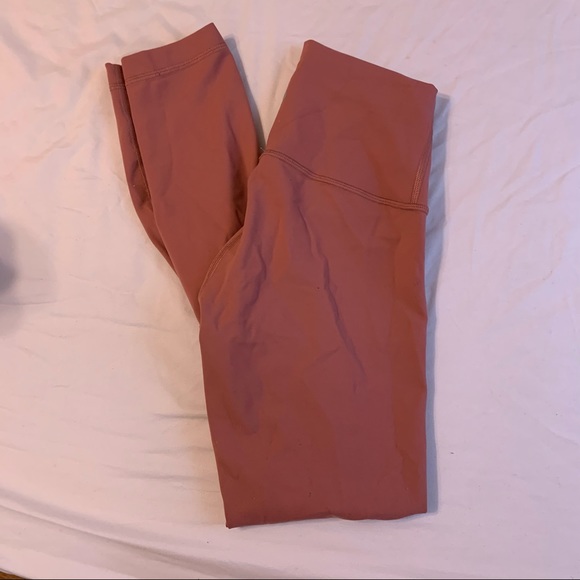 Lululemon Athletica Wunder Train 25” pink leggings - Picture 2 of 7